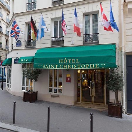 Hotel Saint Christophe Paris Bagian luar foto