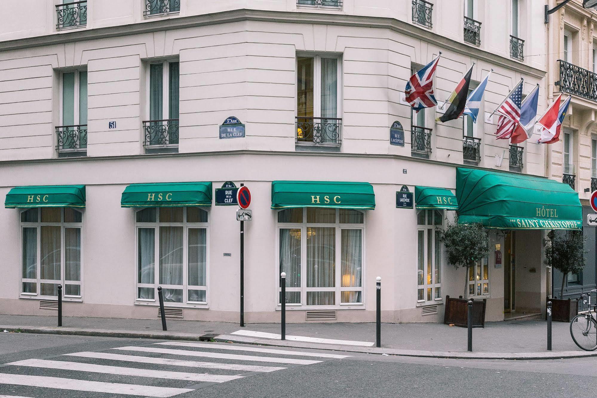 Hotel Saint Christophe Paris Bagian luar foto