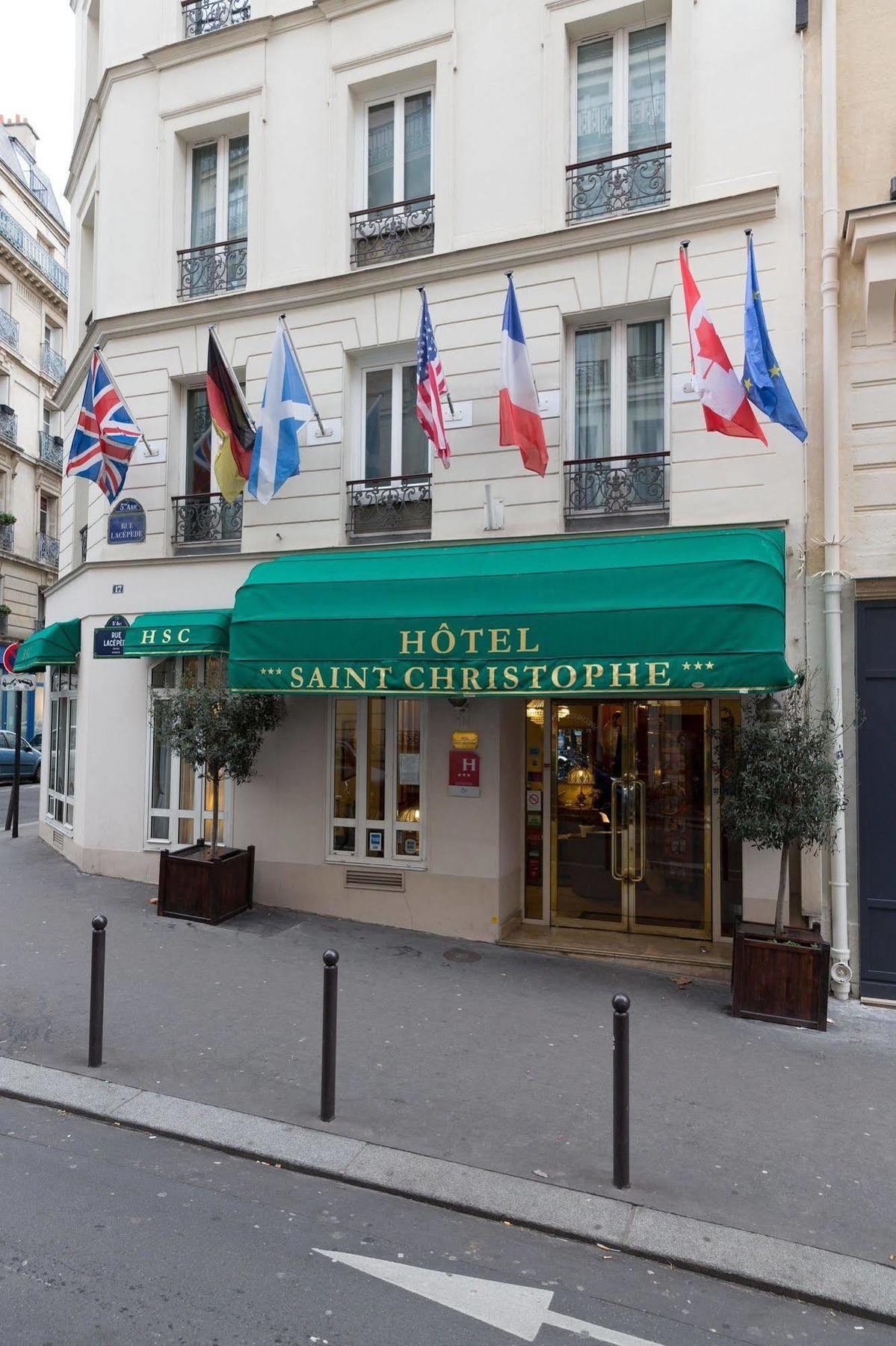 Hotel Saint Christophe Paris Bagian luar foto