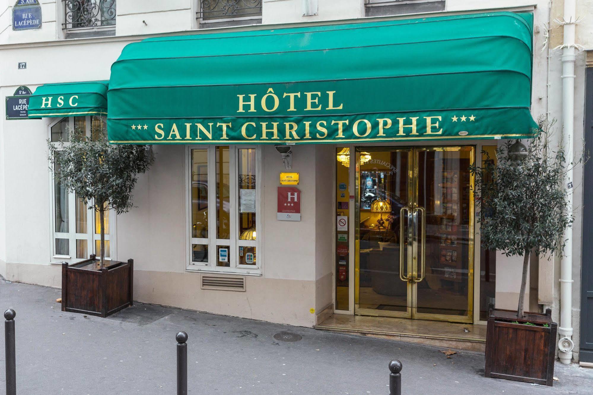 Hotel Saint Christophe Paris Bagian luar foto